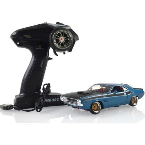 1/28 RTR Drift Racing RC Car Remote Control 6CH HGV1 RWD Carbon Fiber Outdoor Toys For Boys Dodge Challenger 1970 TH19534-SMT6