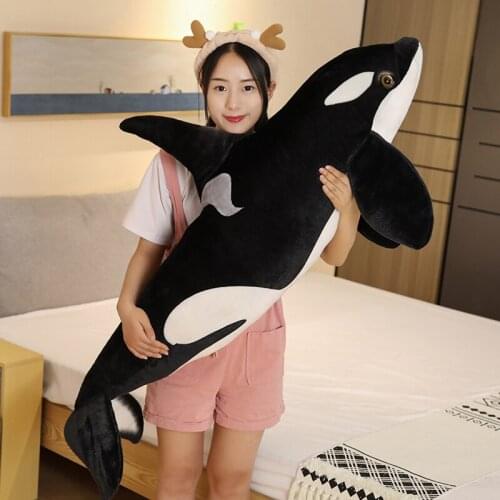 Kawaii Killer Whale Plush Toy Plush Pillow Stuffed Plush Animals Girl Gifts Toys for Children Home Decoration