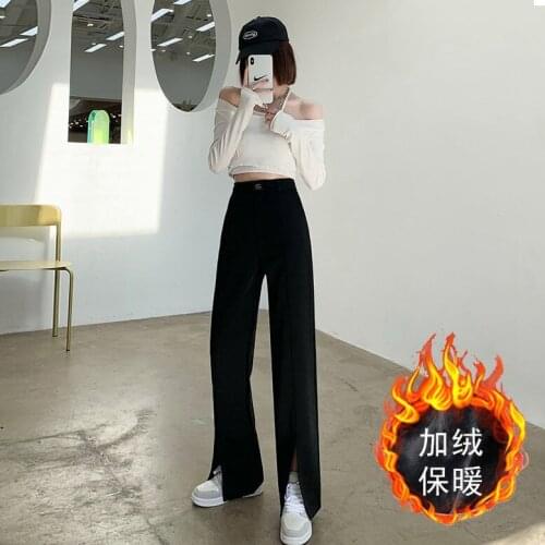 KKUI FRQO Women's High Waist Pants