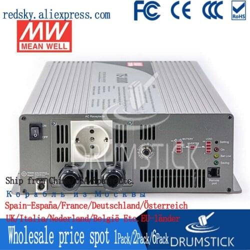 Patriotic MEAN WELL TS-3000-248B EUROPE Standard 230V meanwell TS-3000 3000W True Sine Wave DC-AC Power Inverter