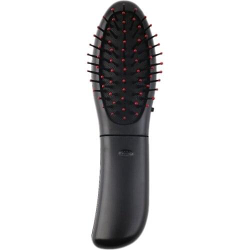New Electric Vibrating Hair Brush Comb Massager Black Hair Scalp Head Blood Circulation Massager Comb Brush Black