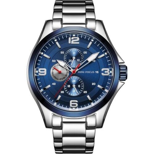 PAIBANG Mens Stainless Steel Watch