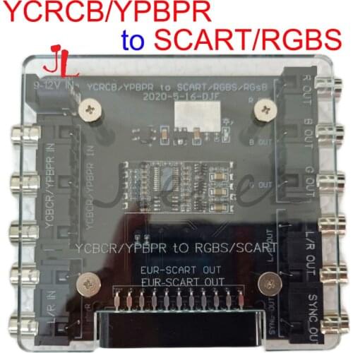 Support 240P/480i/480P/576i/576P/720P/1080i/1080P Format, YUV To RGBS/SCART Converter That Can Be Used By New and Old Machines