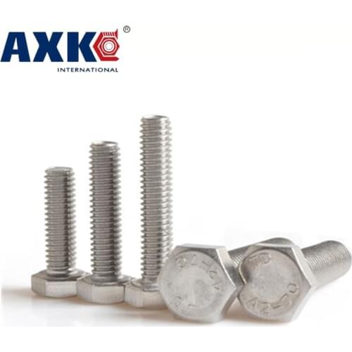 1/4-20 1/4-20*3/8 1/4-20*1/2 3/8 1/2 Inch Length 304 Stainless Steel 304ss US UNC Coarse Thread Screw External Hex Hexagon Bolt