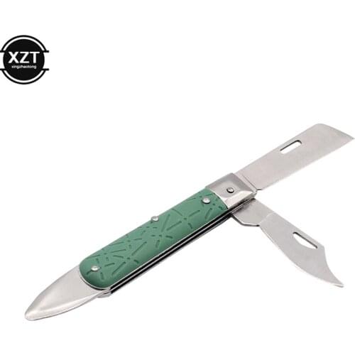 Foldable Cutter Nursery Tool Seedling Tree Knife Peeler Plant Cut Fold Graft Bark Lifter Blade Rose Budding Florist Prun