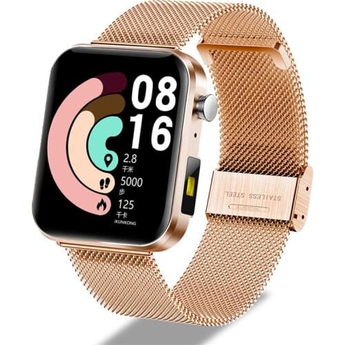 New Women Smartwatch Men 1.69" Color Screen Full Touch Music Fitness Tracker Bluetooth Call Smart Clock Ladies Smart Watch Women