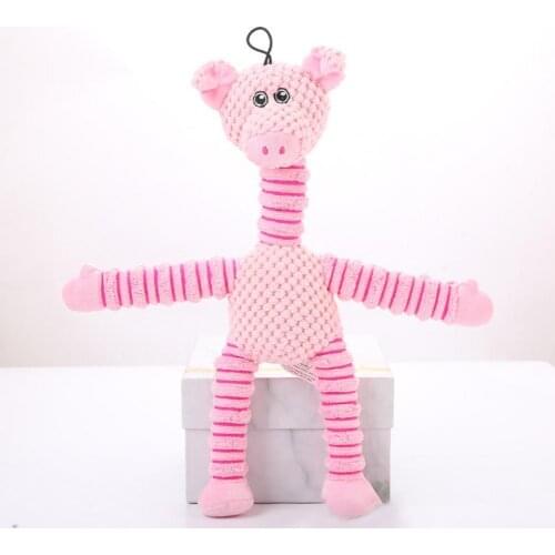 Green Pet Puppy Toy Animal Shape Bite-resistant Pet Chewing Doll Molar Teeth Supplies For Playing General For Medium-sized Dogs