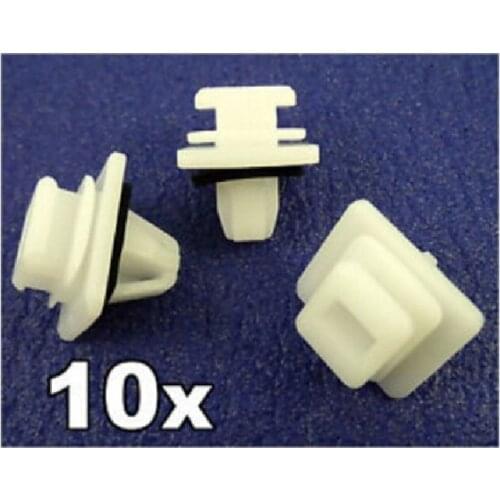 10x For Honda CRV Plastic Clips for Tailgate / Rear Door Lower Trim Moulding Clips