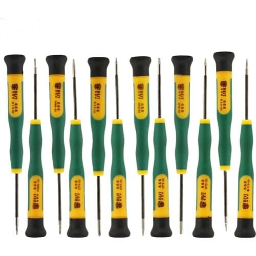 12Pcs/Set Screwdriver P2 P5 0.8 1.2 Pentalobe Y 2.0 1.2 1.5 2.0 Phillips Flatted T3 T4 T5 T6 for 11 11p XS X 8P SUMSUNG laptop
