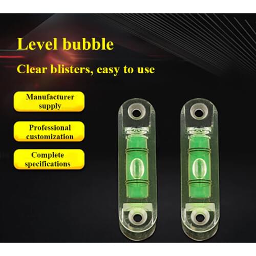 2pcs Horizontal Precision Spirit Bubble Measuring Kit Green Round Bullseye Scope Bubble Level Mini Square Spirit Level Set