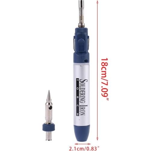 3in1 Cordless Butane Torch Gas Solder Pen Iron Welding Compact Iron Tools L4MB