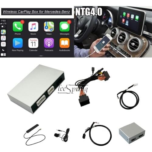 Wireless CarPlay Android Box for Mercedes Benz NTG 4.0 system CarPlay allows you to use iPhone functions safely while driving