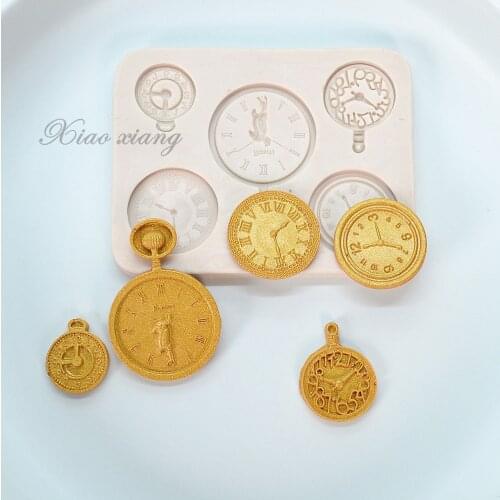 Clock Cake Decorating Tools Watches Fondant Cake Molds For Baking Chocolate Dessert Decoration DIY Kitchen Bakeware FM780