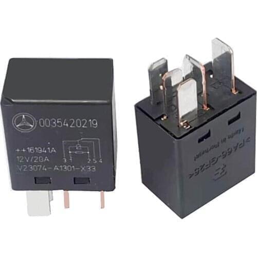 HOT NEW 0035420219 V23074-A1301-X33 V23074 A1301 X33 V23074A1301X33 12VDC DC12V 12V 20A 5PIN