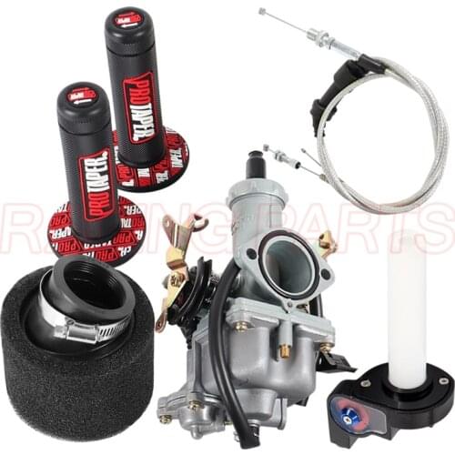 Motorcycle PZ30 30mm Carburetor Accelerating Pump Racing 200cc 250cc For Keihin ABM IRBIS TTR 250 With Dual Throttle Cable