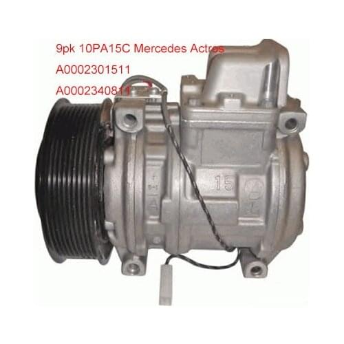 10PA15C air auto ac compressor for mercedes benz Trucks Actros 447200-0014 447190-5500 A0002340811