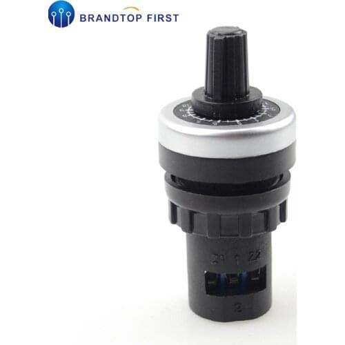 LA42DWQ-22 1K 2K 5K 10K 22mm Diameter Pots Rotary Potentiometer Converter Governor Inverter Resistance Switch