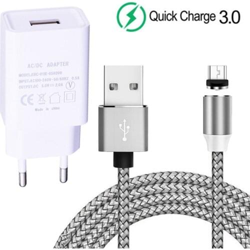 For Huawei P Smart 2019 Y5 Y6 Y7 Honor 8S 8X 9C 7C Magnetic Charge Micro USB Cable For Xiaomi Redmi Samsung Lenovo charger 5V 2A