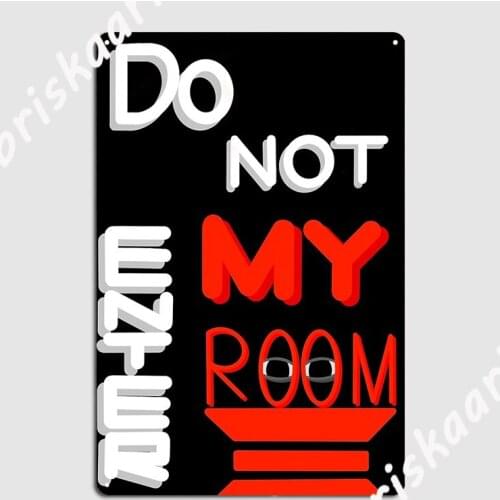 Do Not Enter Metal Sign Cinema Kitchen Customize Garage Club Painting Décor Tin sign Poster