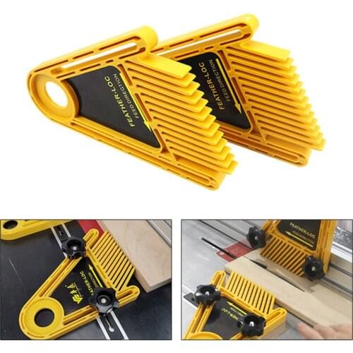 Woodworking Multi-purpose Feather Loc Board Set for Engraving Machine Double Featherboards Miter Gauge Slot Woodwork DIY Tools