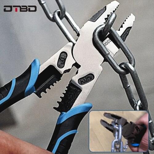 6''8''9'' Multifunction Pliers Set Combination Pliers Stripper/Crimper/Cutter Heavy Duty Wire Pliers Diagonal Pliers Hand Tools