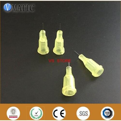 Free Shipping Non-Sterilized 100Pcs 32G 1/4'' Inch Dispensing Glue Tip Needle