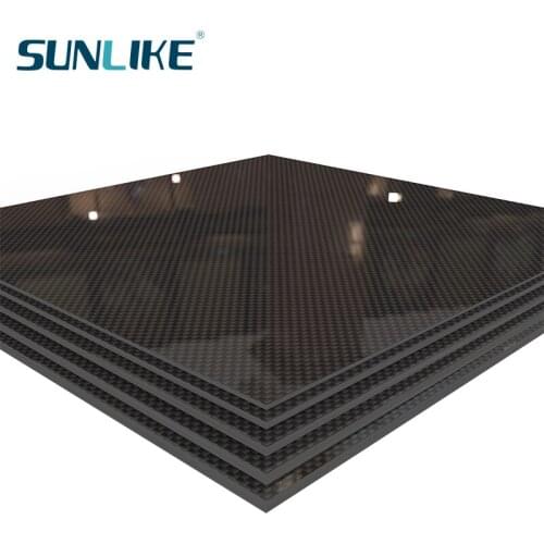 2.5-10MM 400mm X500mm 100% Pure 3K Carbon Fiber Plate Panel Sheets Board Fiberic High Composite Hardness Material for RC Model