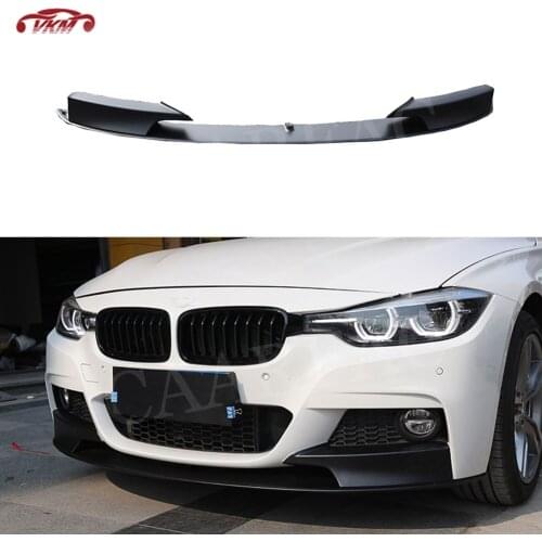 PP Front Bumper Lip Spoiler for BMW 3 Series F30 F35 M Sport 320i 325i 328i 330i 335i 2012-2018 MP Style Head Chin Shovel