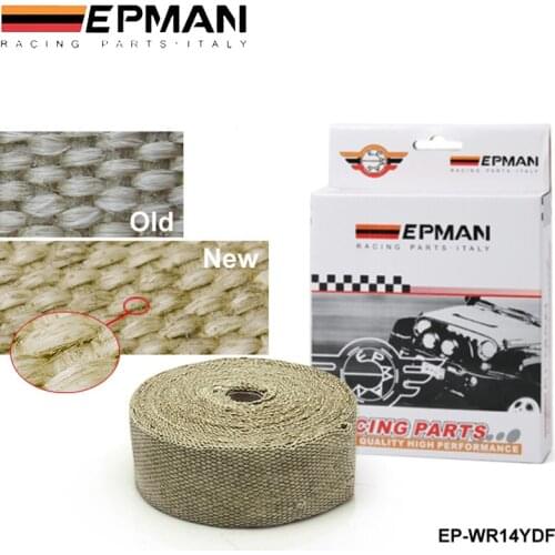 PERFORMANCE THERMAL HEAT MANIFOLD EXHAUST SYSTEM WRAP BROWN 2" wide x 10meter long EP-WR14YDF