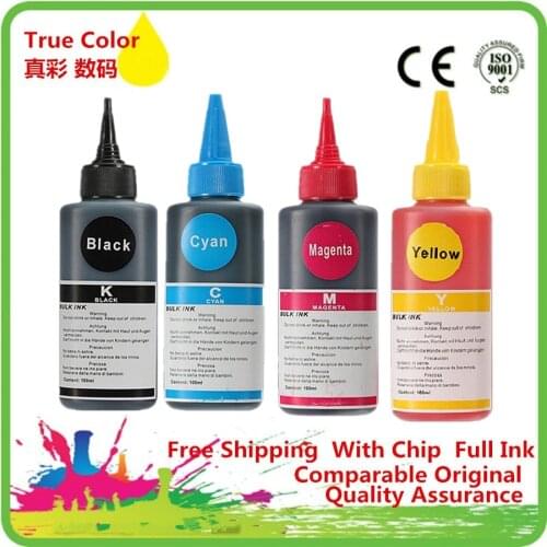 Specialized Refill Dye Ink Kit For Epson T036 T037 Refillable Cartridges Ciss For Epson C40 C44 C46 Inkjet Printer