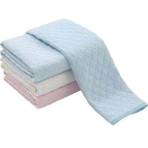 Light blue Pure Cotton Ecological Cotton Diaphragmatic Pad Pure Cotton Instant Menstrual Pad Old Mans Pad Babys Pad70*120