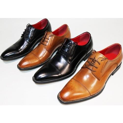 England Style Men Square Toes Lace Up Breathable Shoes Men England Style Business Handmade Office Oxfords Free Shipping