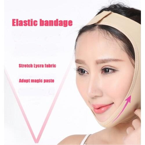 Face V Shaper Facial Slimming Bandage Relaxation Lift Up Belt Shape Lift Reduce Double Chin Face Thining Band Massage Hot Sale