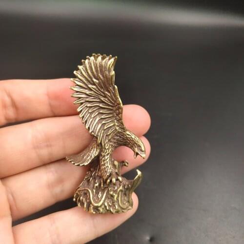 Vintage Brass Eagle Figurine