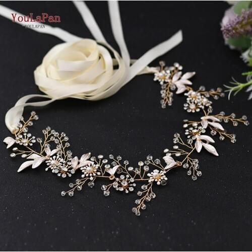 YouLaPan SH294 Womens Formal Wear Belts Wedding Sash Bridal Belts Waist Sash Skinny Rose Gold Rhinestone Belts for Women