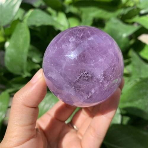 1000g Wholesale prices 50-60mm Natural amethyst quartz ball reiki healing crystals sphere chakra globe for home decoration