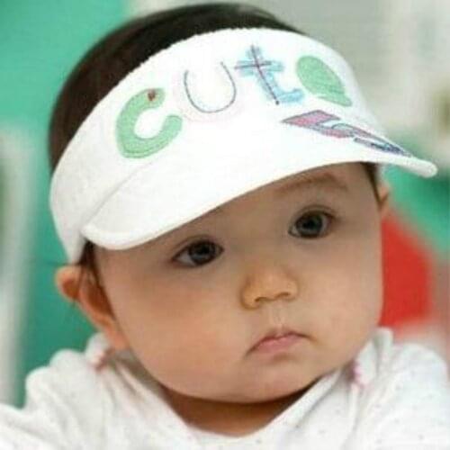 2020 Summer Style Toddler Kids Baby Boys Girls Empty Top Cap Cute Fashion Embroidery Sun Hat 5 Pcs/lot mix