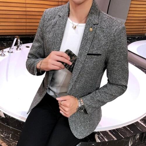 2021 Brand clothing Mens High Quality slim fit business suit/Male Fashion Leisure suit Jackets/Man High-end clothing S-4XL