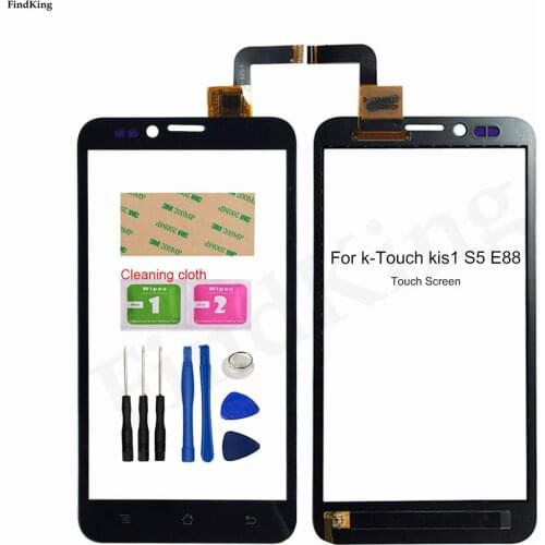 5''Mobile Touch Screen For K-Touch KIS1 S5 E88 Touch Screen Front Glass Digitizer Touch Panel Front Sensor Replacement Part