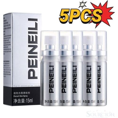 5PCS Sourcion Sex Delay Spray for Men Male External Use Anti Premature Ejaculation Prolong 60 Minutes SEX Penis Enlargment Pills