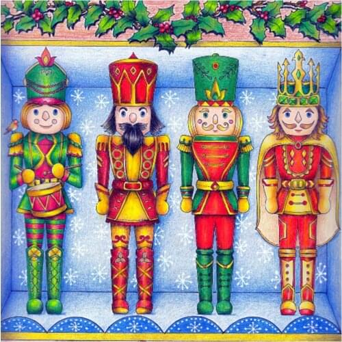 DIY 5D Diamond Mosaic Painting Kit Shape Nutcracker Full Drill Cross Stitch Round Resin Home Art Craft Bedroom Decoration Gift