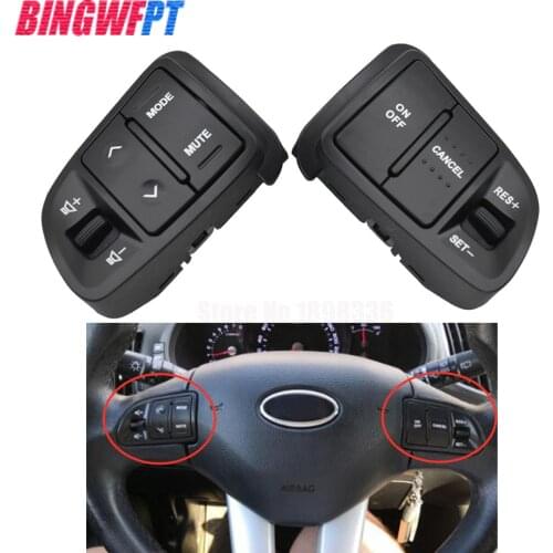 Car Styling steering wheel switch with wire For Kia sportage 2011 2012 2013 2014 Cruise Control switch volume mute phone button