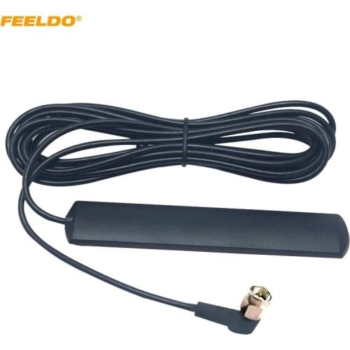 FEELDO 3G 4G LTE GSM Antenna Amplifier SMA Male Plug Adapter Windshield Mount for Car GPS Cell Phone Signal Booster #6178