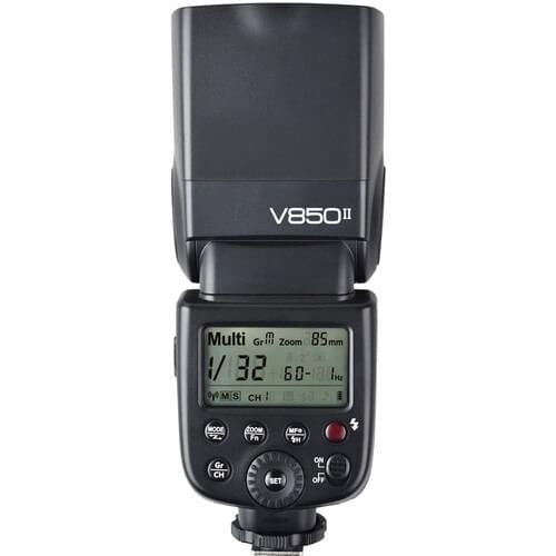 Godox V850II flash speedlite for Canon Nikon DSLR cameras1.5s recycle time & 650 Full Power Pops with 2000mAh Li-ion Battery