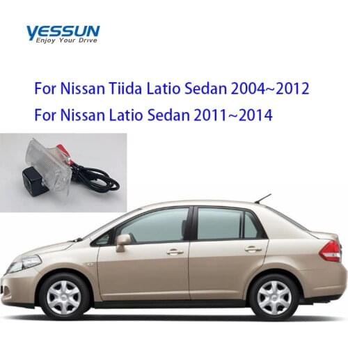 Yessun rear camera For Nissan Tiida Latio Sedan 2004~2012 Car CCD LED Backup Reverse Rear View Camera /license plate camera