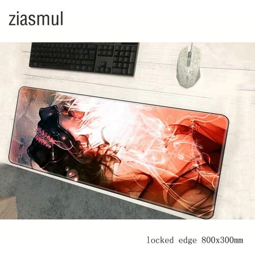 Tokyo Ghoul mousepad 800x300x3mm pad to mouse notbook computer mouse pad best sell gaming padmouse gamer to keyboard mouse mats