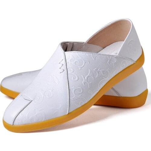 Leather tai Chi shoes leather Tai chi training shoes mens and womens martial arts shoes casual shoes flat shoes kung fu shoes