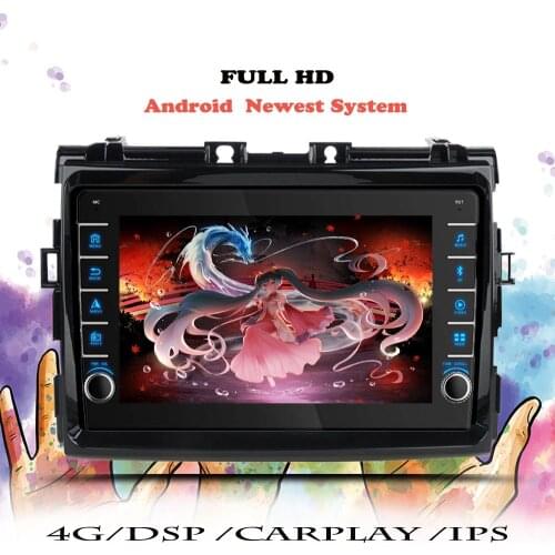 2 Din Android 10 Multimedia Player For Toyota Estima/ Previa/Tarago XR50 2006 - 2016 2017 2018 2019 Car Radio Navigation GPS DVD