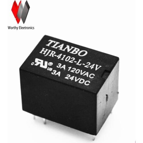 Wholesale 10pcs/lot relay HJR-4102-L-24V