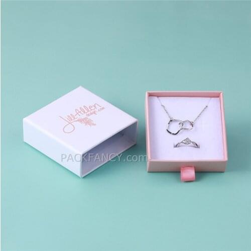 Wholesale 500pcs/Lot Fancy Design Cardboard Paper Slide Luxury Gift Jewelry Box For Ring